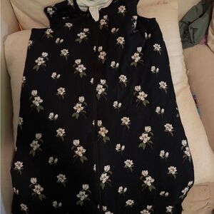 Floral Sleeveless night gown onesie